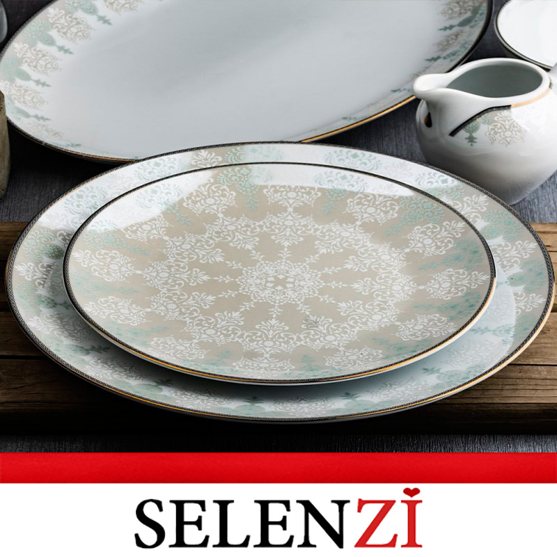 سرویس چینی 6 نفره آپاریس 90210 فیروزه ای