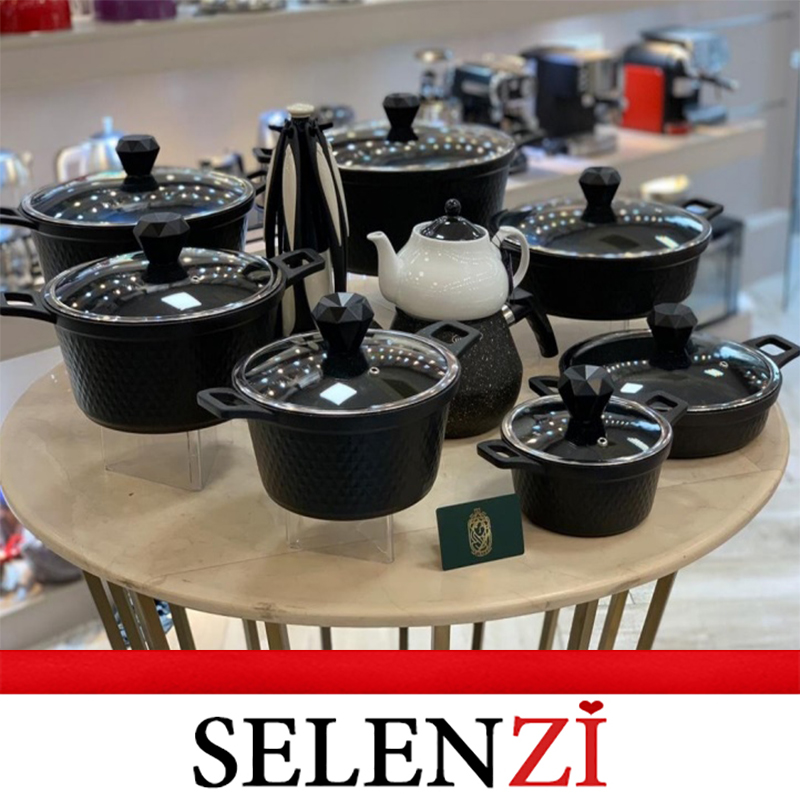 سرویس قابلمه تفلون 28 تکه لاو سانگ مشکی