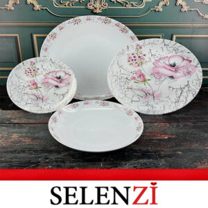 آرکوپال 6 نفره دیوالی طرح لاله طلا دار