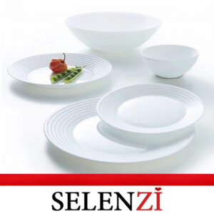 آرکوپال فرانسه 6 نفره هارنا سفید گرد