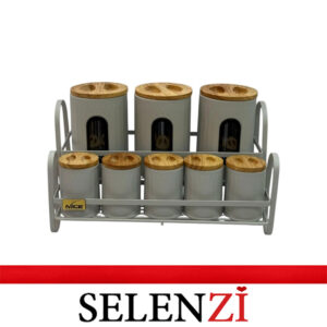 ست پاسماوری 9 پارچه نایس طرح آلفا طوسی