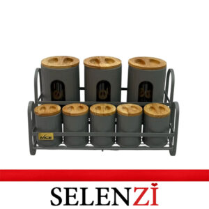 ست پاسماوری نایس 9 پارچه طرح آلفا طوسی