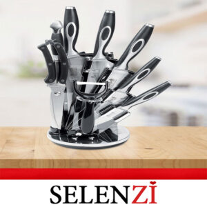 سرویس چاقو 9 پارچه استیل بلر کد 333