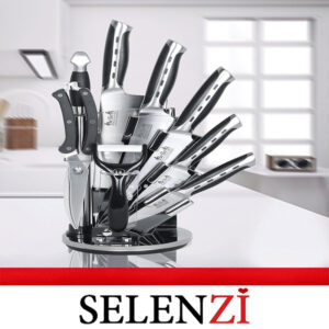 سرویس چاقو آشپزخانه استیل بلر کد 222