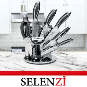 سرویس چاقو آشپزخانه استیل بلر کد 444