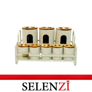 پاسماوری 9 پارچه نایس طرح آلفا کرم