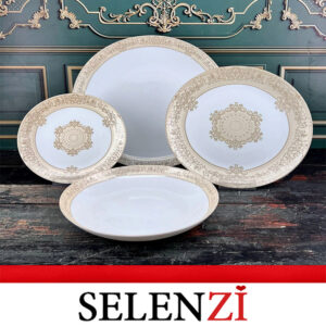 سرویس آرکوپال 6 نفره گرد طرح اهورا کرم