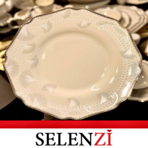 سرویس چینی 18 نفره الیزابت ماربل طلا